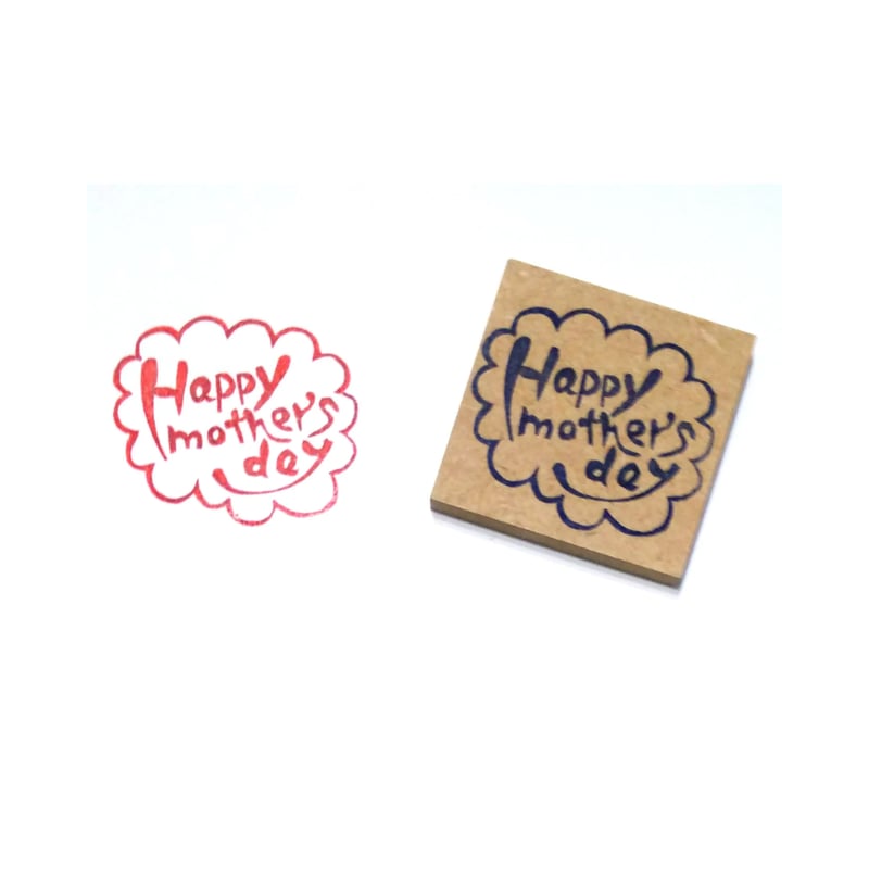 H710.消しゴムはんこ(スタンプ)Happy mother's day | FEE