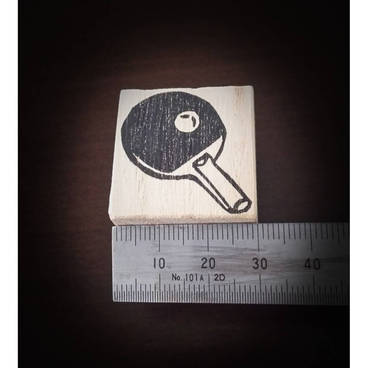 H44.消しゴムはんこ(スタンプ)卓球 ピンポン | FEE