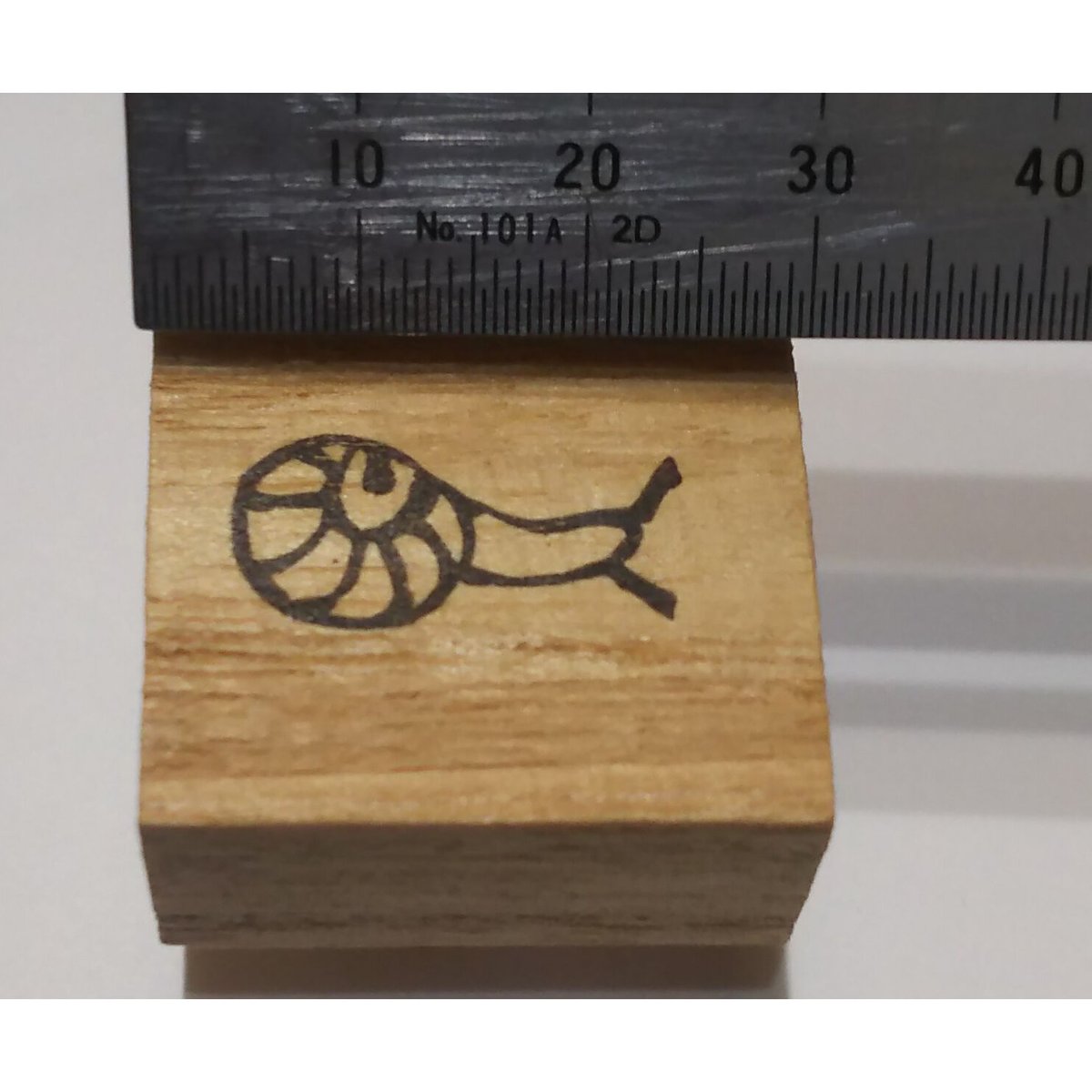 H959.消しゴムはんこ(スタンプ)でんでんむし | FEE