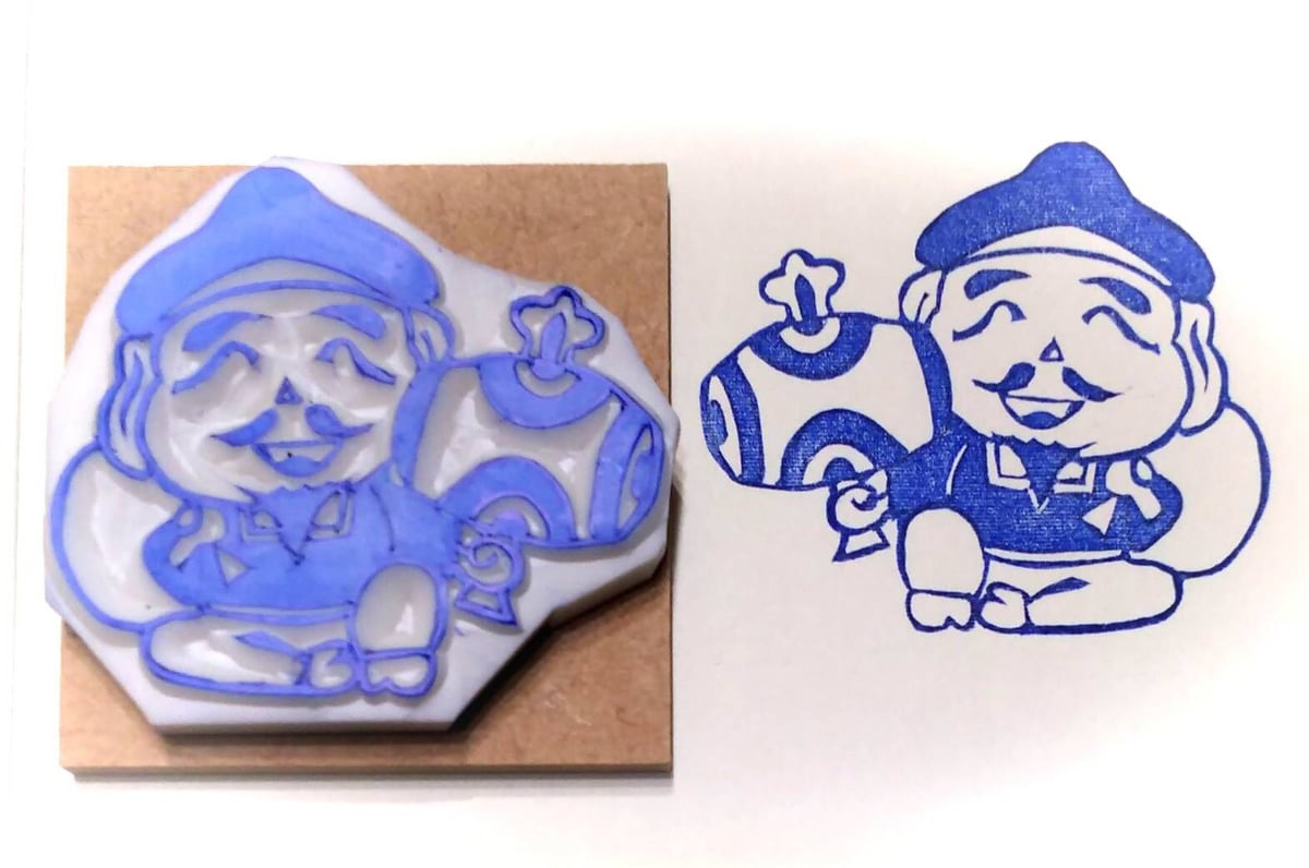 H166.消しゴムはんこ(スタンプ)大黒天 七福神 | FEE