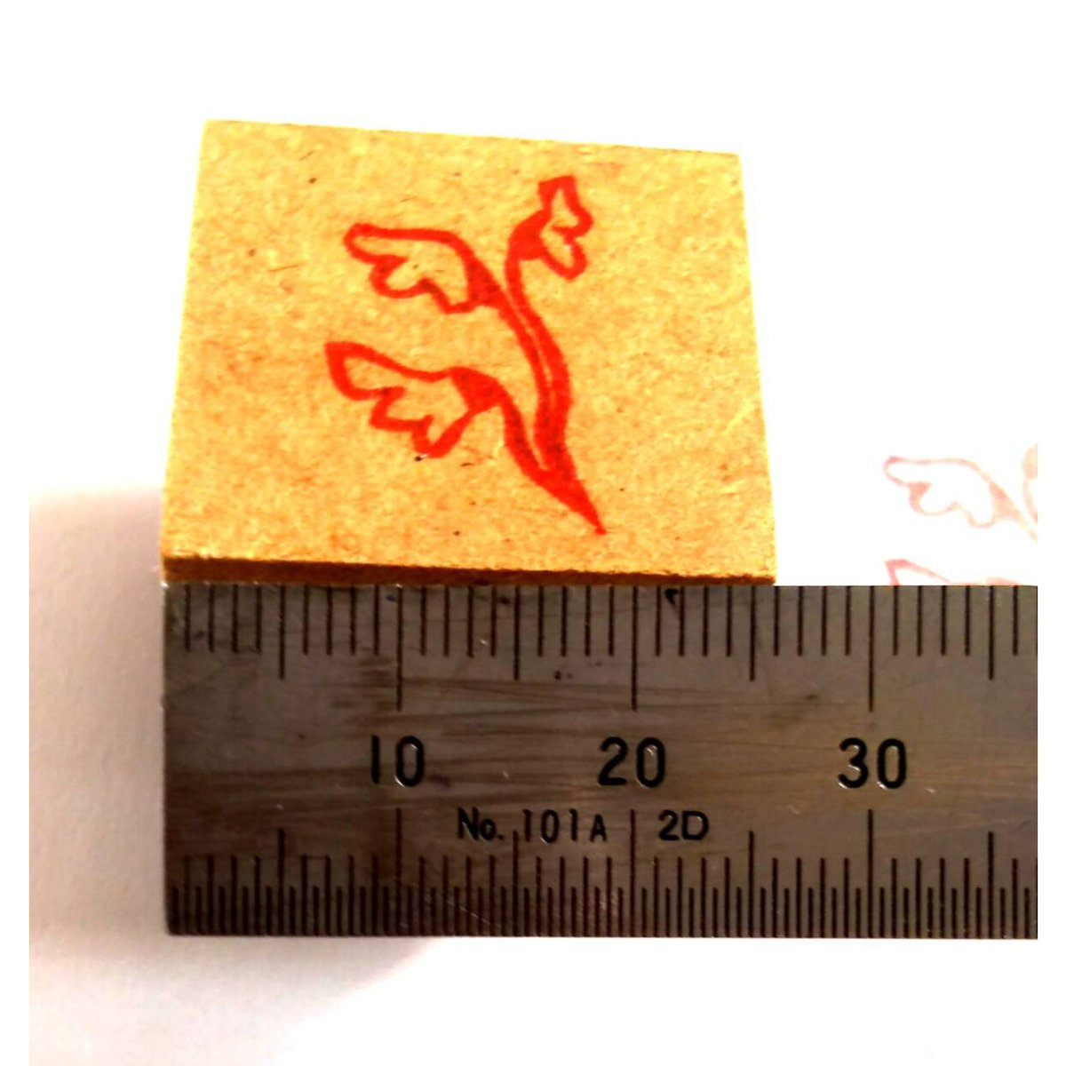 H333.消しゴムはんこ(スタンプ)スイートピー | FEE