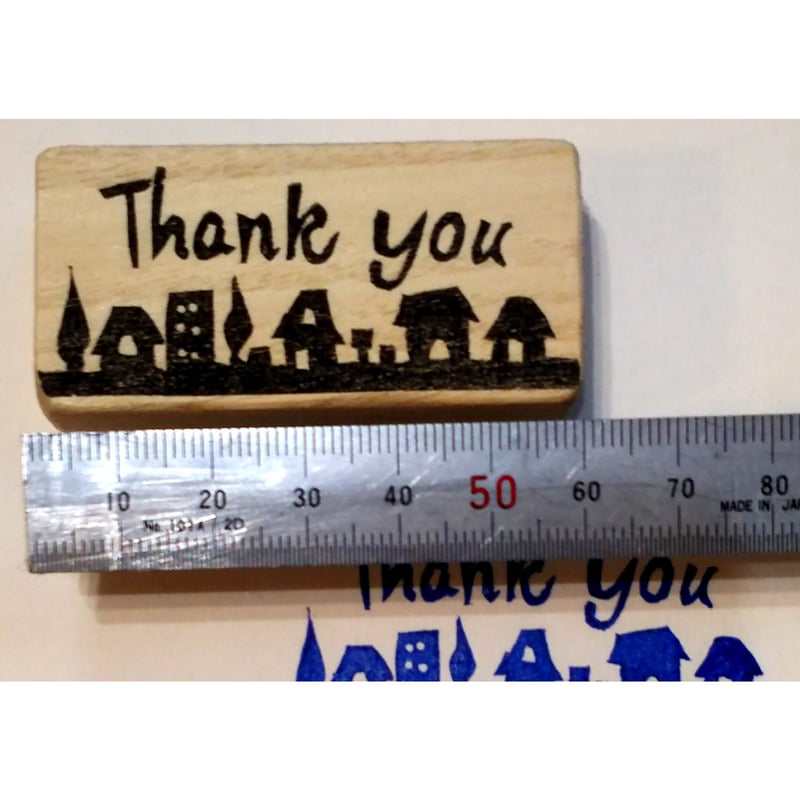 【消しゴムはんこ】Thank you  売約済み メモのThank you ・ 消しゴムはんこ | iichi 日々の暮らしを