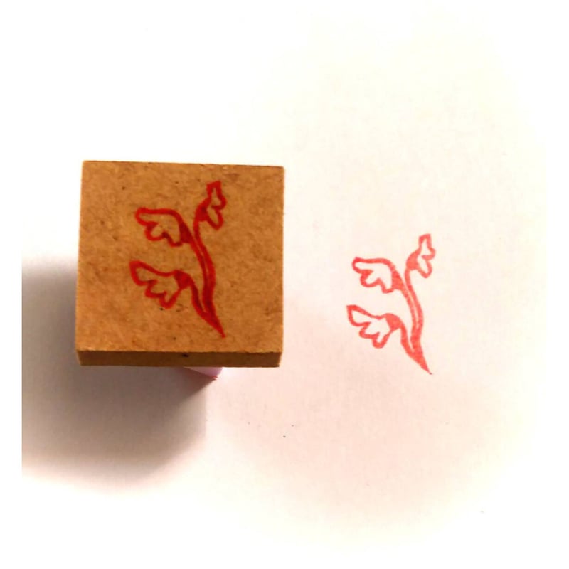 H333.消しゴムはんこ(スタンプ)スイートピー | FEE