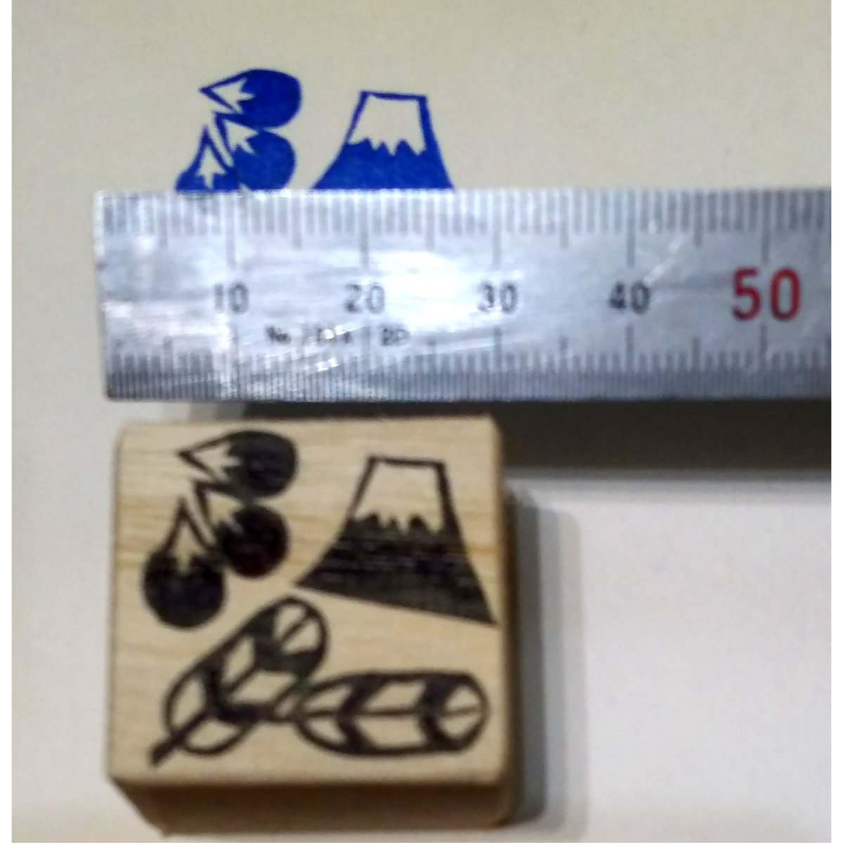 H1946.消しゴムはんこ(スタンプ)一富士二鷹三茄子7 | FEE