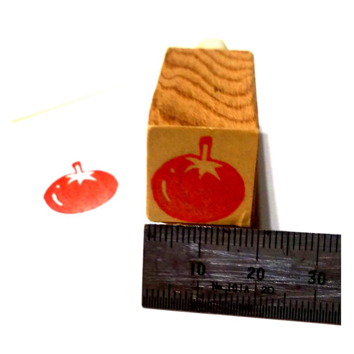 H495.消しゴムはんこ(スタンプ)プチトマト ミニ | FEE