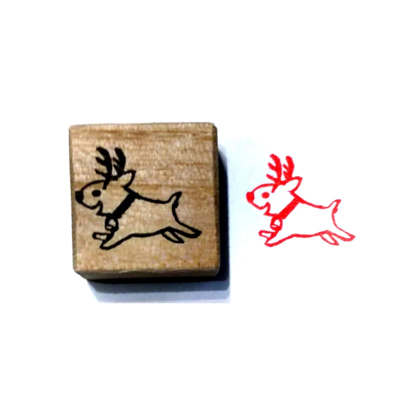 １点限り！未使用　トナカイパンチ＆スタンプ　クリスマス　スタンピンアップ H1929.消しゴムはんこ(スタンプ)トナカイ | FEE