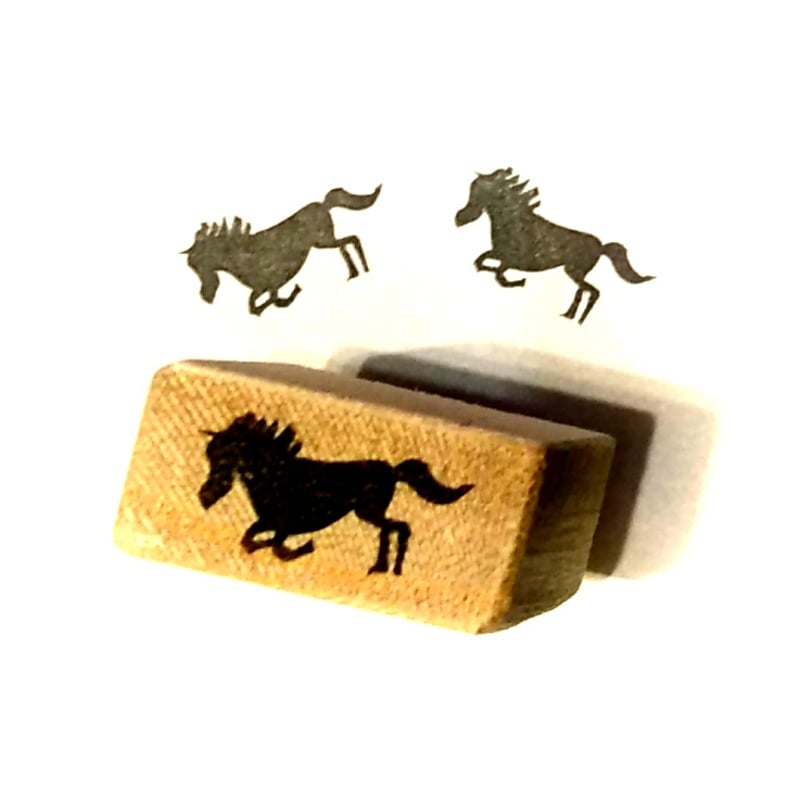 消しゴムはんこ※馬※ 年賀状に！天まで駆け上る馬はんこセット【午・2026年の消しゴムはんこ