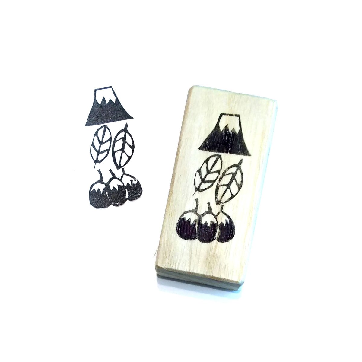 消しゴムはんこNo.349 モフモフわんちゃん hand made