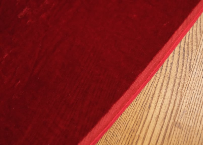 レーヨンベルベット（レッド）112cm幅 | ベルベット生地専門店 山崎