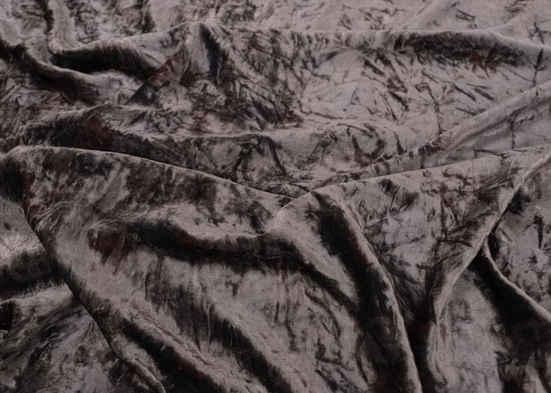 ジョーゼットベルベット 裏プリント ビンテージ風 | ベルベット生地