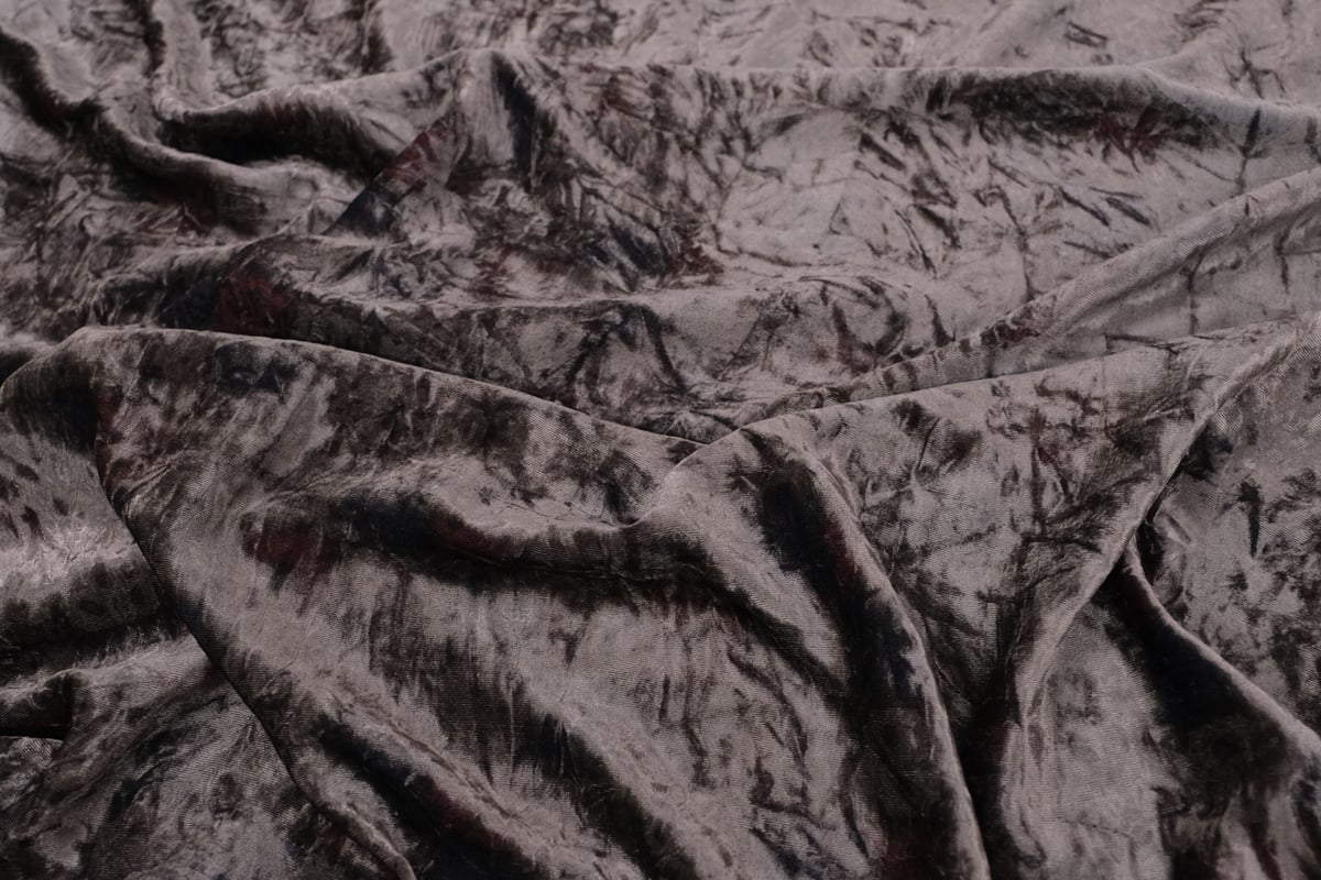 ジョーゼットベルベット 裏プリント ビンテージ風 | ベルベット生地