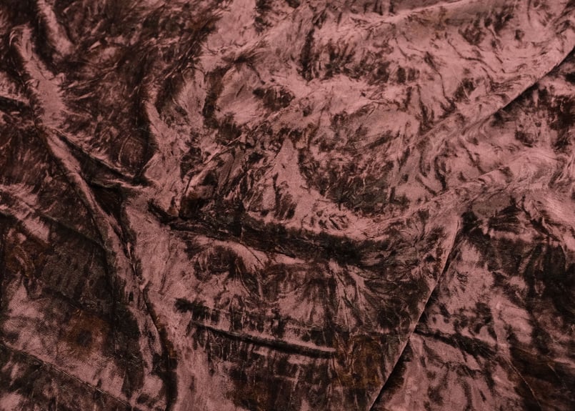 ジョーゼットベルベット 裏プリント ビンテージ風 | ベルベット生地