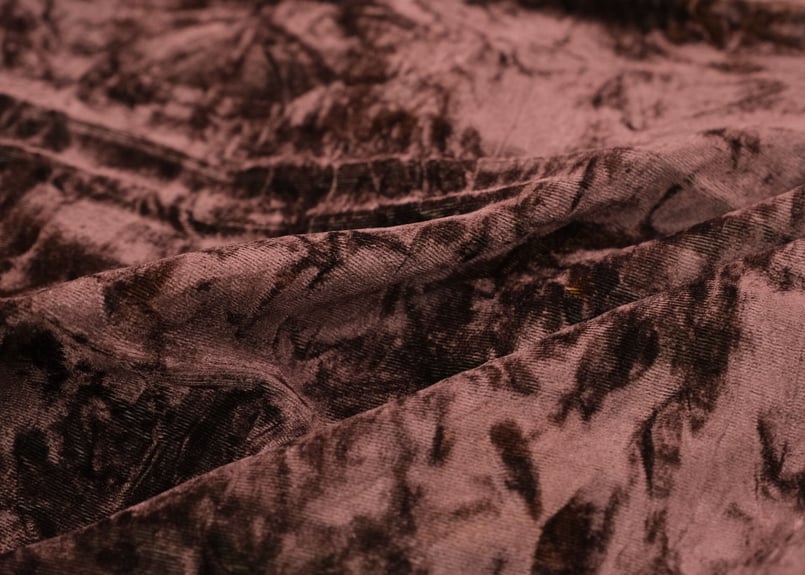 ジョーゼットベルベット 裏プリント ビンテージ風 | ベルベット生地