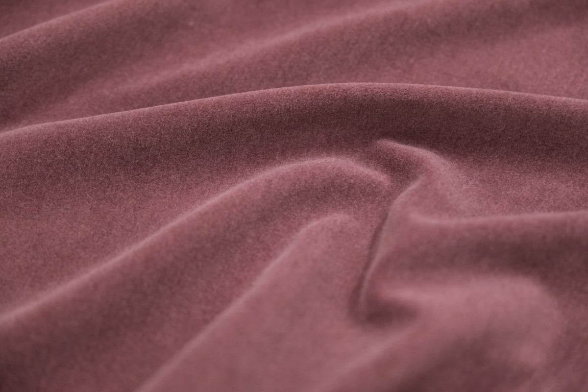 コットンウールベルベット（藤色） | ベルベット生地専門店 山崎ビロード