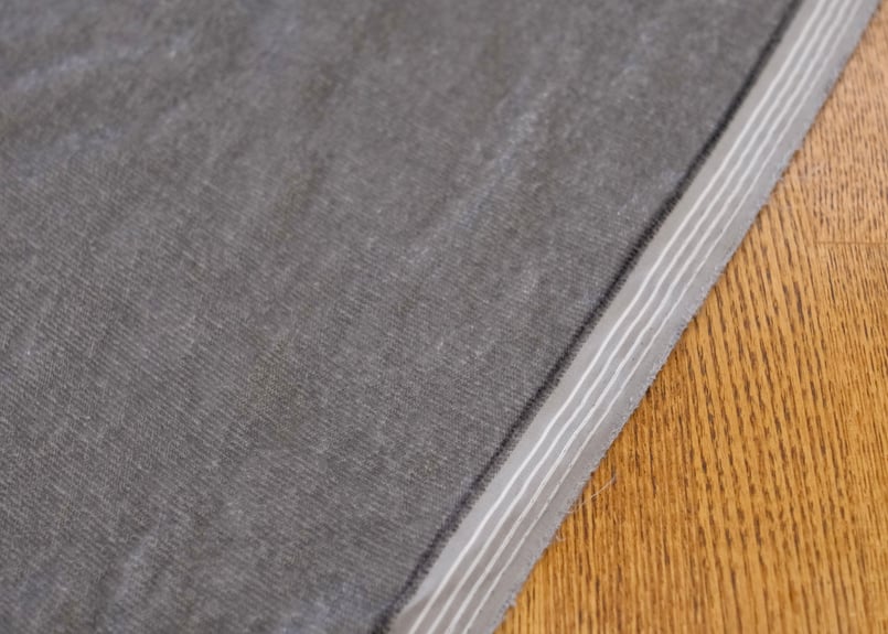 シルクカシミヤ/シルクベルベット ホワイト・グレー | ベルベット生地