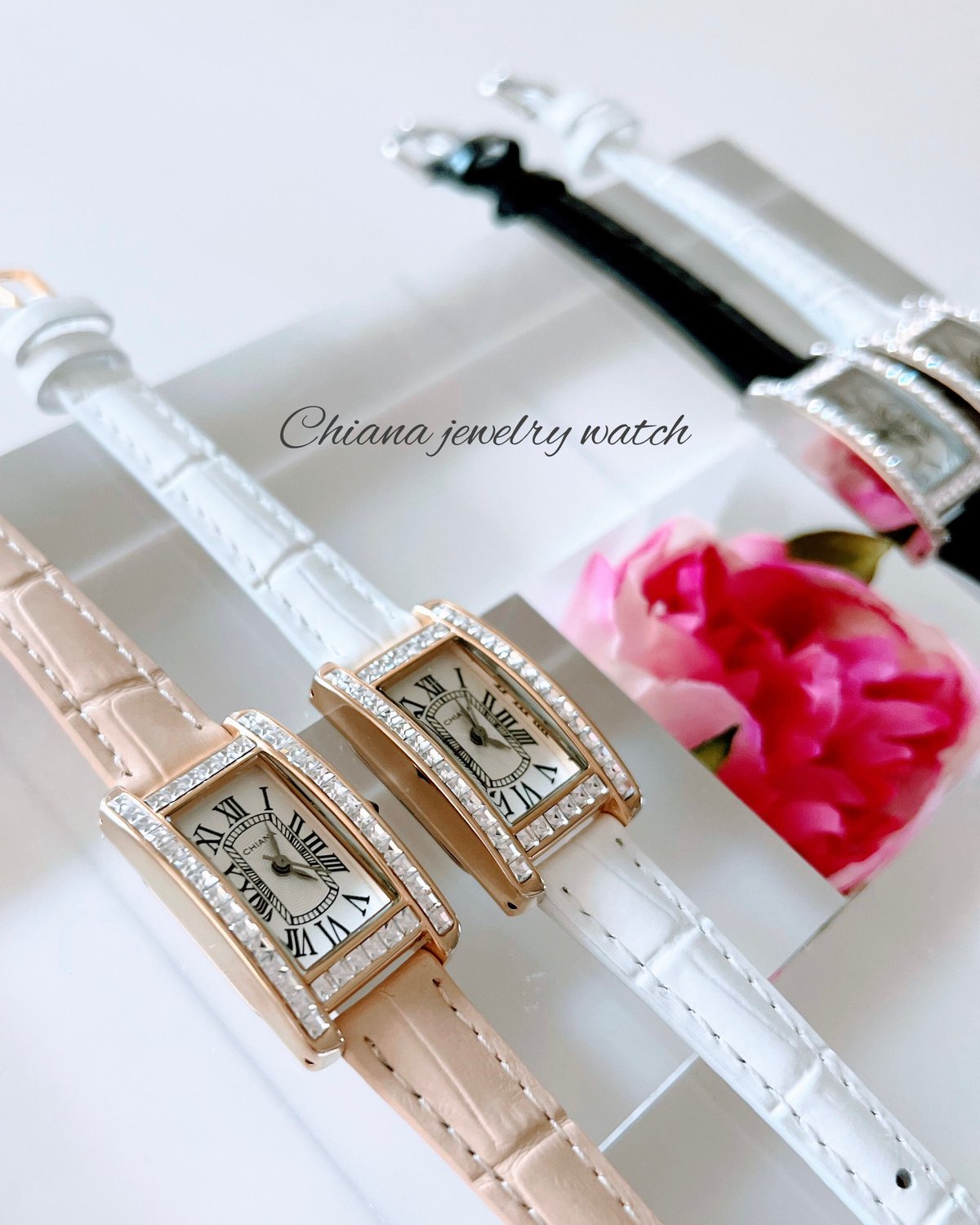 グルーデコキット フローティングジュエルウォッチ Rectangle jewel watch 制作用 | CHIANA
