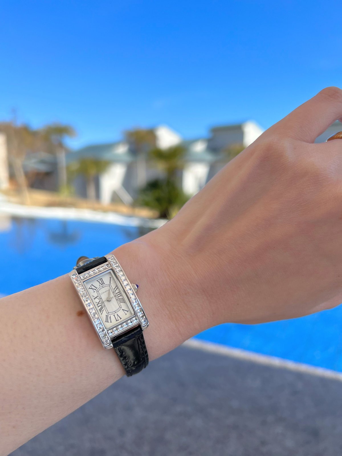 グルーデコキット フローティングジュエルウォッチ Rectangle jewel watch 制作用 | CHIANA