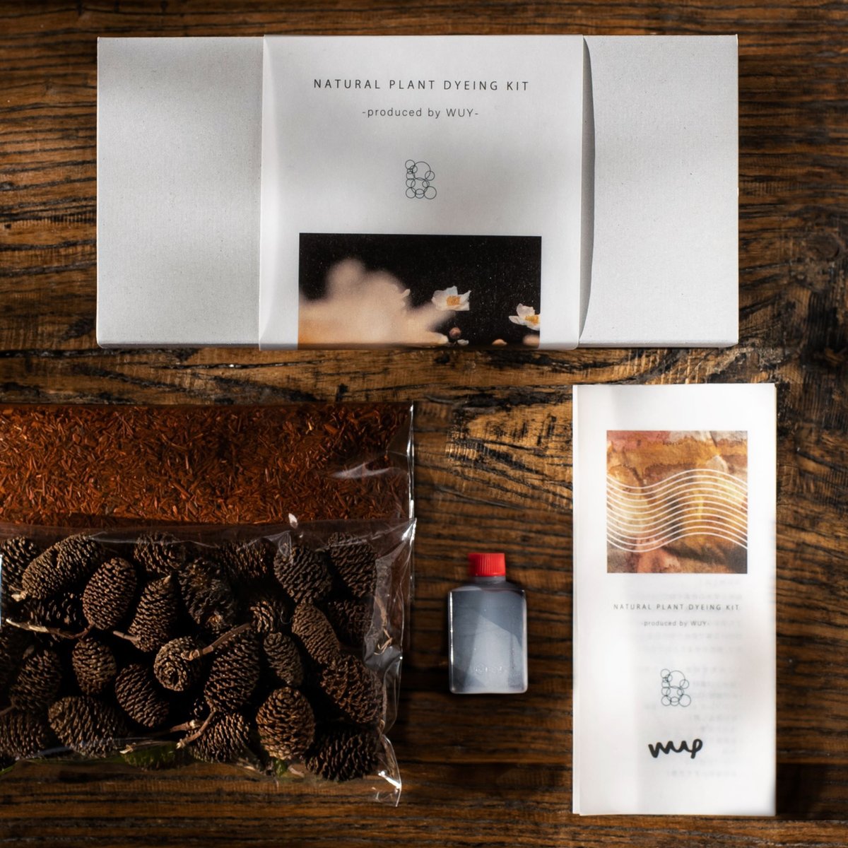 NATURAL PLANT DYEING KIT 【CHARCOAL GRAY】 | WUY