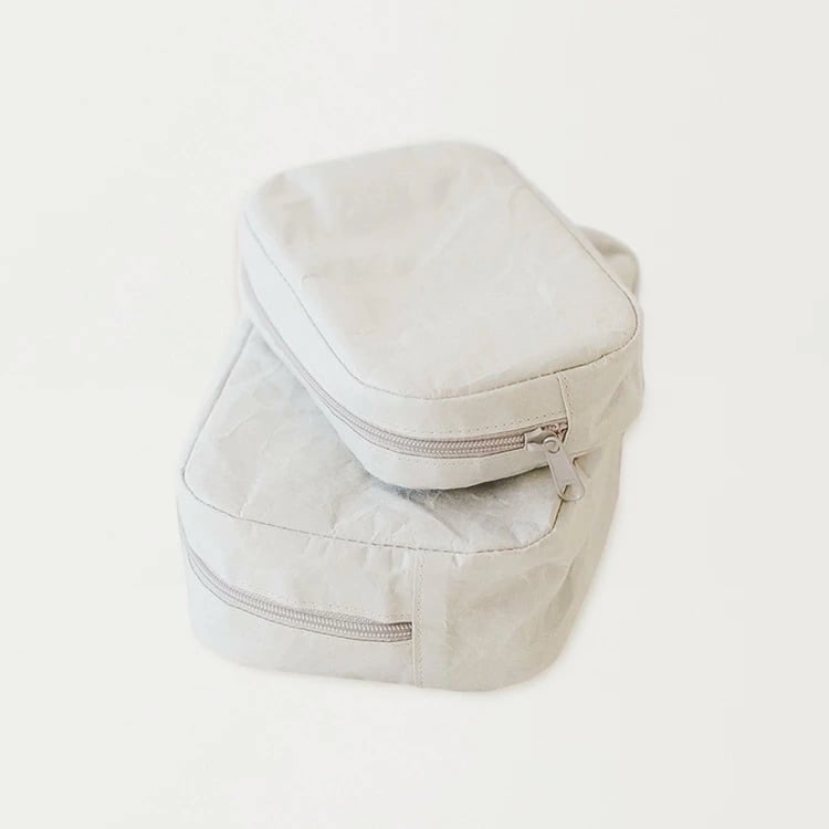 スクエアポーチS グレー | SIWA | 紙和 公式ONLINE STORE