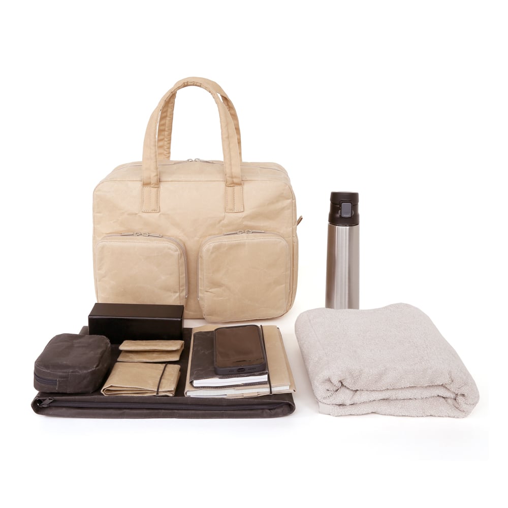 オーバーナイトバッグ ブラック | SIWA | 紙和 公式ONLINE STORE