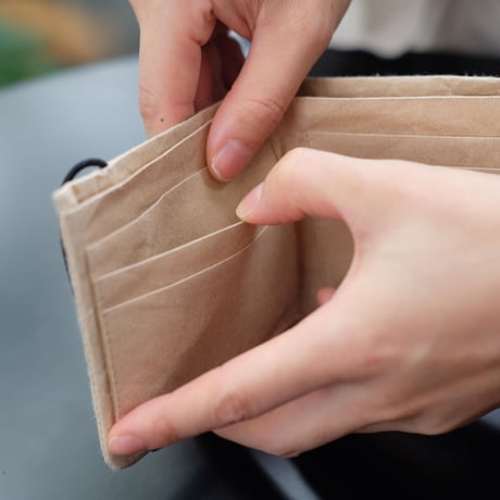 2つ折り財布 ブラウン