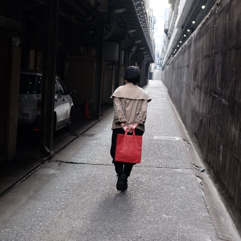 特価 | レッド バッグスクエアM SIWA STORE 公式ONLINE 紙和 | ギフトバッグ・袋