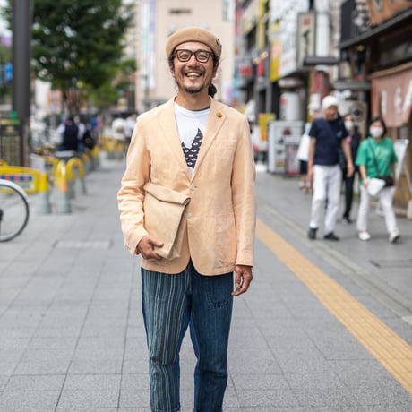 クラッチバッグwide ブラウン
