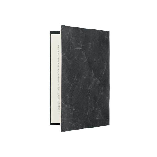 ブックカバー新書サイズ ブラック | SIWA | 紙和 公式ONLINE STORE