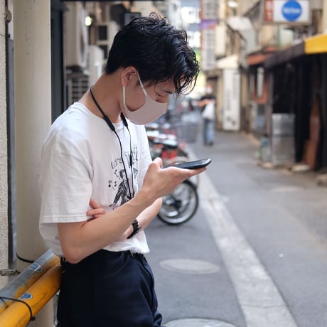 マスク ダークピンク