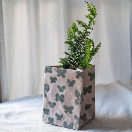 mina perhonen SIWA ボックス 13×13 memoriaダークピンク