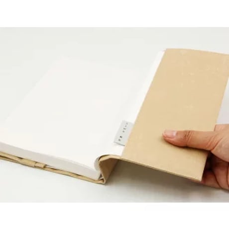 ブックカバーA5サイズ グレー