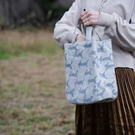 mina perhonen SIWA バッグラウンド run run runグレー