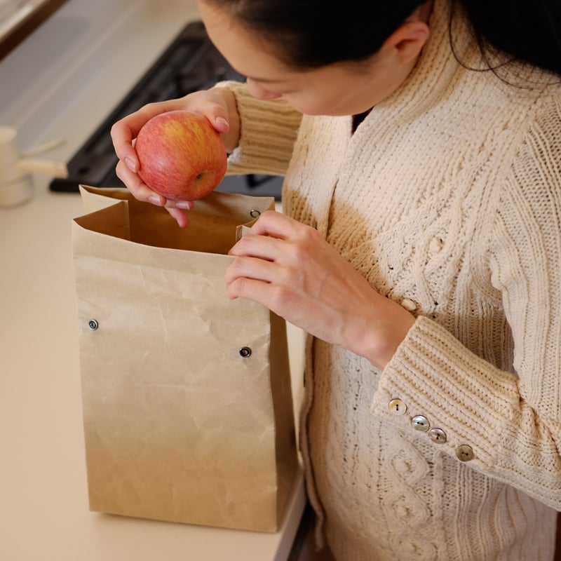クラッチバッグ、紙布、茶色 クラッチバッグM ブラウン | SIWA | 紙和 公式ONLINE STORE