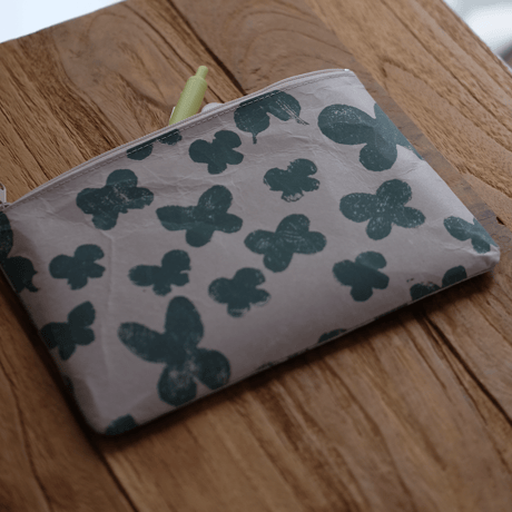 mina perhonen SIWA ペンケースL memoriaダークピンク