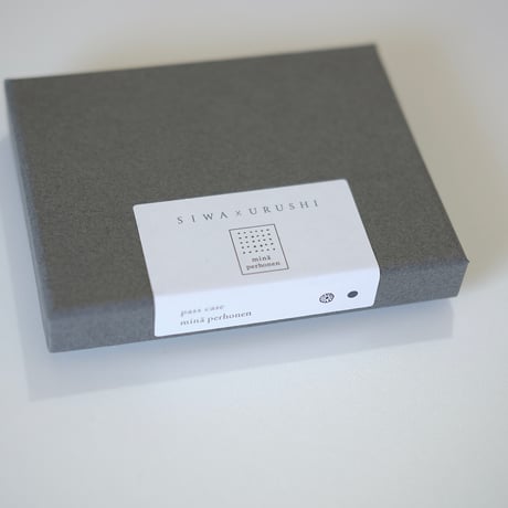 SIWA×URUSHI パスケース mina perhonen Letter of Flower