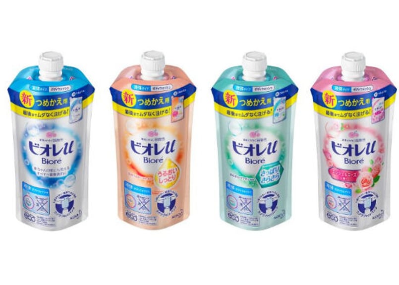 終売品！！　ビオレu ザボディクール　本体×1　詰め替え×4 涼やか 終売品！！ ビオレu ザボディクール 本体×1 詰め替え×4 涼やか 終売品