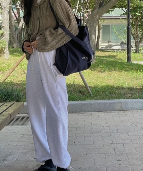 ドローストリング スウェットパンツ