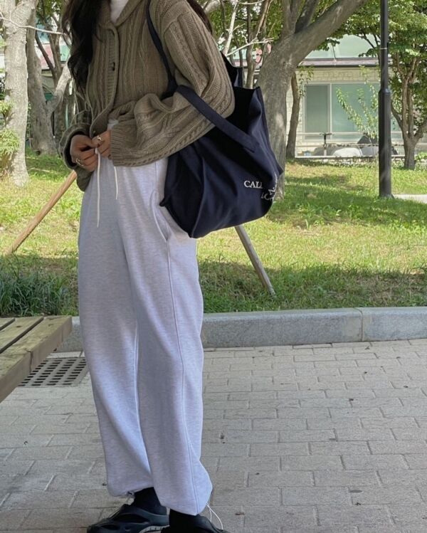 theredthread スウェットパンツドローストリング付き ドローストリング スウェットパンツ | EYARN