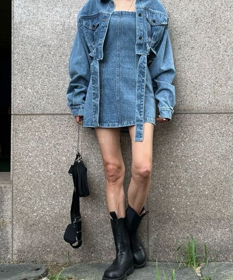 デニムジャケット＆ワンピース SET
