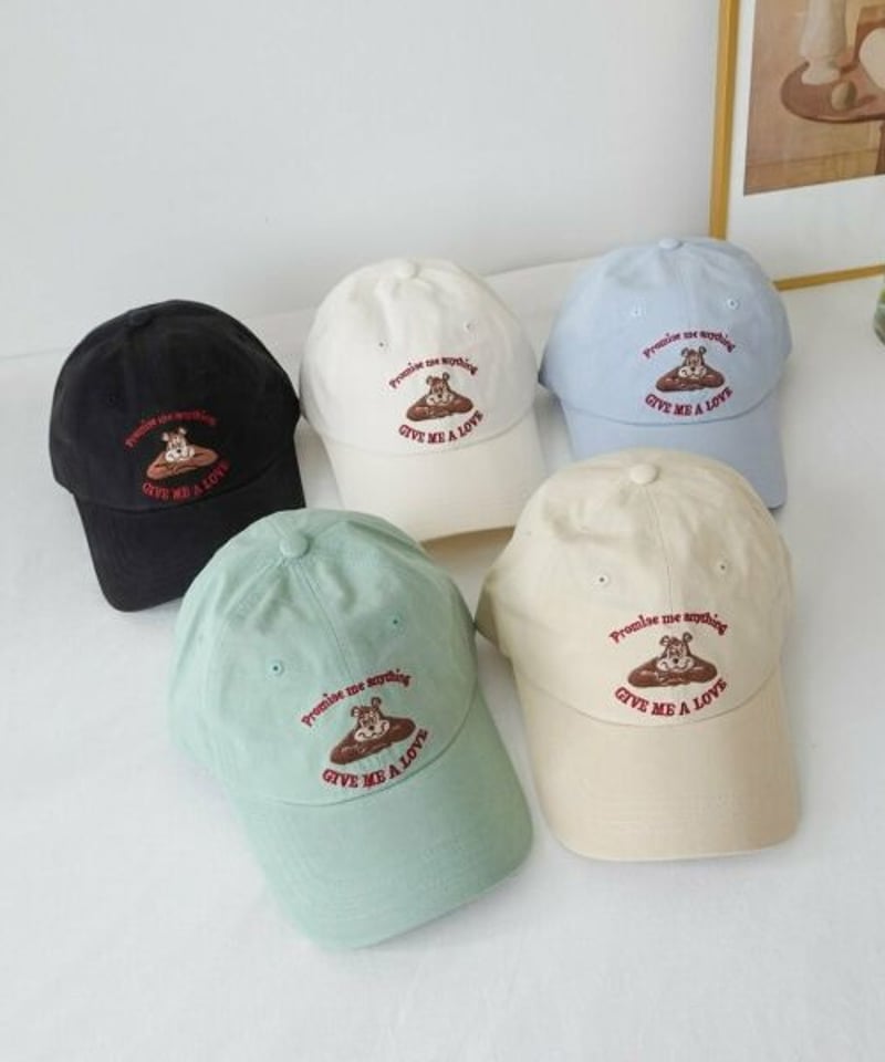 GIVE ME A LOVE BEAR キャップ | EYARN