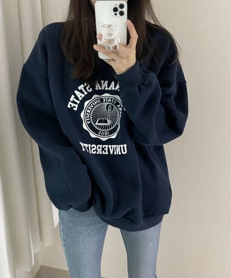 INDIANANA ロゴスウェット