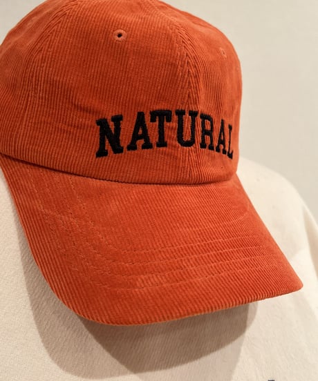 NATURAL コーデュロイキャップ