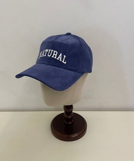 NATURAL コーデュロイキャップ