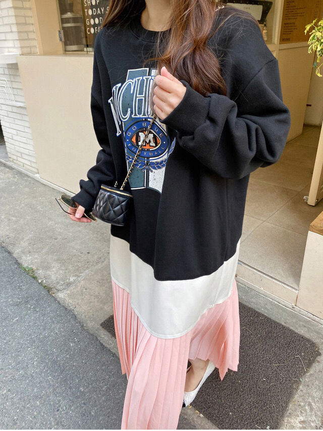 サカイ 切り替え プリーツ 長袖 スウェット ワンピース サカイ 切り替え プリーツ 長袖 スウェット ワンピース 楽天市場