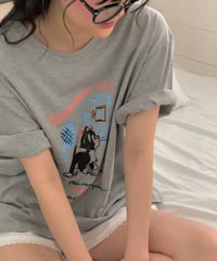 SORRY YOU'RE SICK プリントロゴTシャツ