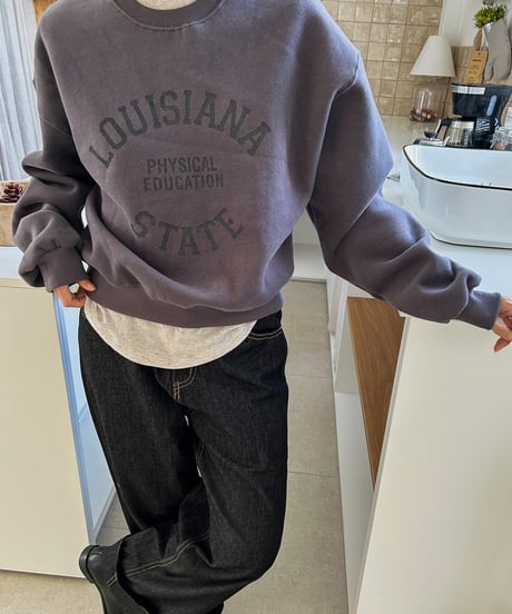 LOUISIANA STATE ロゴスウェット