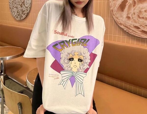 girlish 美品 ボンボリTシャツ VERYStore別注カラーネイビー 9392e90ad2010cebb46af9f65b2d2c