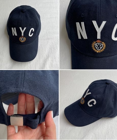 NYC ロゴ ベースボールキャップ