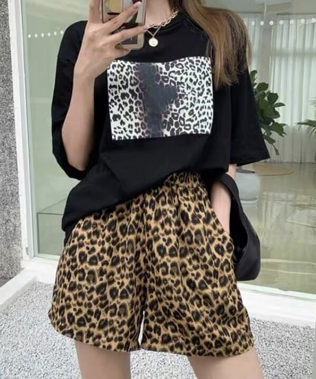レオパード ショートパンツ