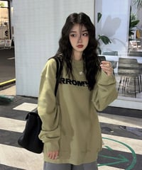 RROMWT ロゴプリント スウェット